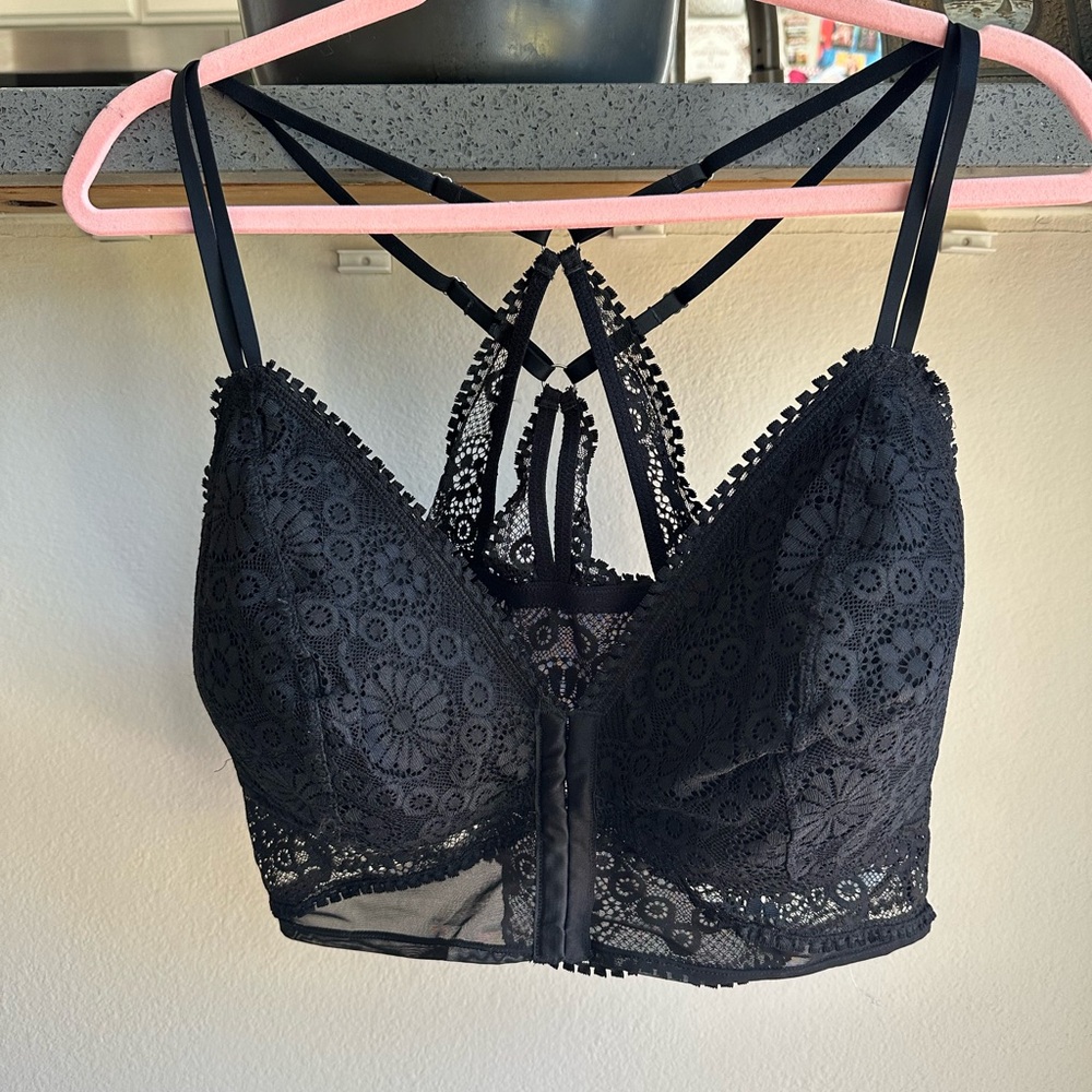 Aerie Black Lace Bralette